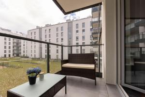 Balkón alebo terasa v ubytovaní Short Stay Apartments