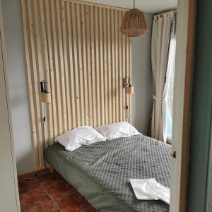 Posteľ alebo postele v izbe v ubytovaní Charmant appartement centre ville de Font-Romeu, vue montagne