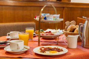 Možnosti raňajok pre hostí v ubytovaní Zur Lindenau