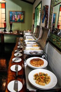 Comida in lodge ou em algum lugar perto