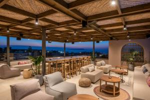 Posezení v ubytování Paralos Venus Suites Adults Only
