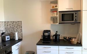 Kuchyň nebo kuchyňský kout v ubytování Apartment nähe Ettlingen - 15 min zur Messe Karlsruhe