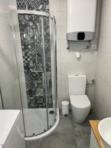 Koupelna v ubytování Apartmány Ellie