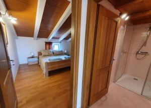 Ένα ή περισσότερα κρεβάτια σε δωμάτιο στο Apartman Onaon