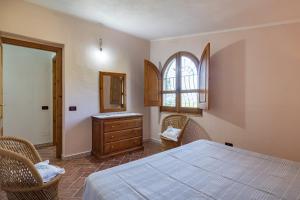 Katil atau katil-katil dalam bilik di Villino Filieri