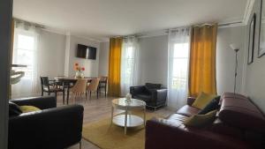 Oleskelutila majoituspaikassa Apartment Serris Val D'Europe Disneyland Paris