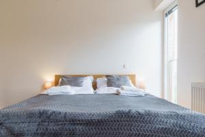 Posteľ alebo postele v izbe v ubytovaní Horský apartmán Temari 1 Klínovec