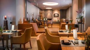 Uma área de estar em Park Hotel Vitznau