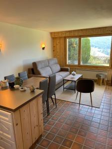 Posezení v ubytování Superbe appartement avec vue et parking gratuit
