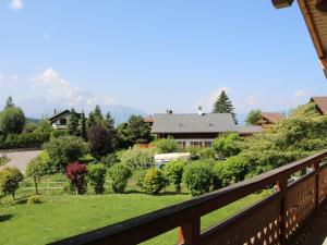 a view from the balcony of a house at Chalet Les 3 Soeurs by Interhome in Villars-sur-Ollon