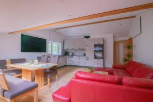 Kuchyň nebo kuchyňský kout v ubytování "Haus am Illufer" Ihr Smart-Alpin-Home in Bludenz