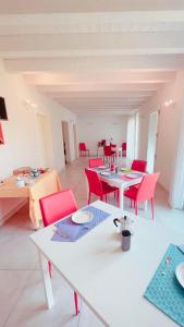 Posezení v ubytování B&B Le Albare