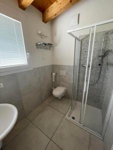 Koupelna v ubytování B&B Le Albare