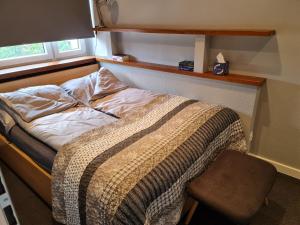 Postel nebo postele na pokoji v ubytování Apartament Wyszyńskiego Szczecin Polska