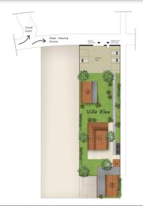 Půdorys ubytování Villa Elea