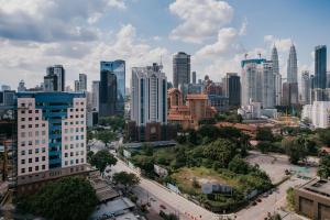 Nespecifikovaný výhled na destinaci Kuala Lumpur nebo výhled na město při pohledu z ubytování v soukromí