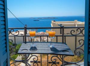 Balkón alebo terasa v ubytovaní Syrene Luxury Suites