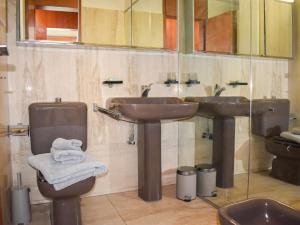 Koupelna v ubytování Apartment Residenza Cassarate Lago-2 by Interhome