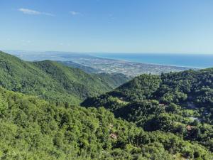 an aerial view of a valley with trees at Holiday Home Il Nido by Interhome in Culla
