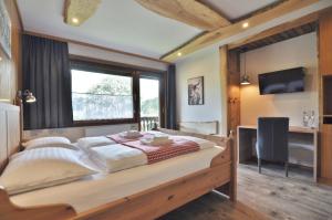 Katil atau katil-katil dalam bilik di Pension & Apartments Weissbriach