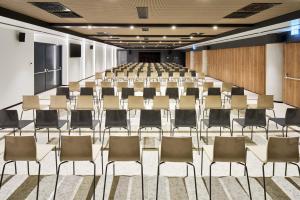 an empty conference room with chairs in the middle at Grand Hotel View in Postira +37 photos