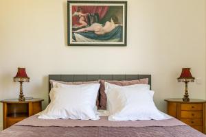 Postel nebo postele na pokoji v ubytování Casa La Palma Le 48