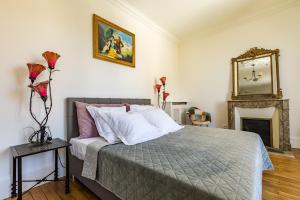 Postel nebo postele na pokoji v ubytování Casa La Palma Le 48