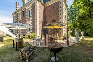 Gril dostupný pro hosty v bed and breakfast