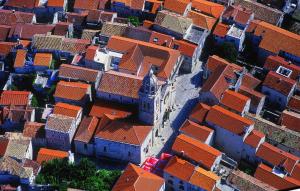 Výhľad na mesto Korčula alebo výhľad na mesto priamo z apartmánu