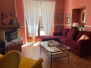 Χώρος καθιστικού στο B&B Dimora Paolina