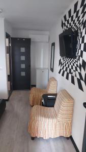 Postel nebo postele na pokoji v ubytování ALB NEGRU