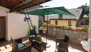 Patio nebo venkovní prostory v ubytování Hotel Corso