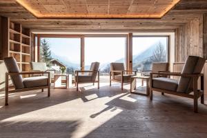 Posezení v ubytování Oberfallerhof Apartment Oi