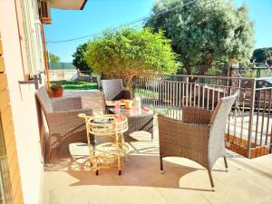 A balcony or terrace at La Casa di Ludovica