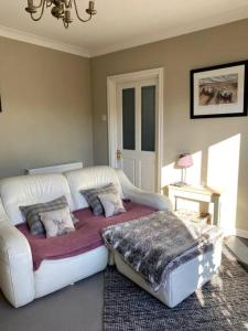 Ένα ή περισσότερα κρεβάτια σε δωμάτιο στο Beautiful Cottage in the Yorkshire Dales