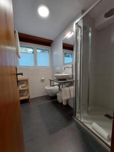 Koupelna v ubytování Modernes Studio Zermatt