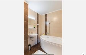 Kúpeľňa v ubytovaní Sinus Prémium Aparthotel Siófok + 37 fotografií