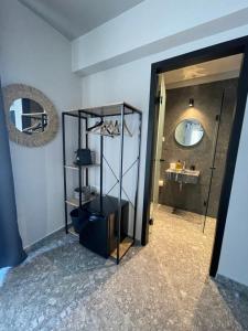 Koupelna v ubytování Istoria Boutique Hotel