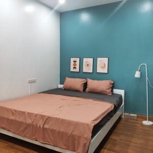 En eller flere senge i et værelse på Hoàng Linh