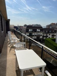 Appartement Duinbergen tesisinde bir balkon veya teras