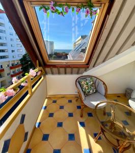 Balkón alebo terasa v ubytovaní Apartament Michel Marine