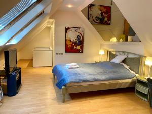 Posteľ alebo postele v izbe v ubytovaní Apartament Michel Marine