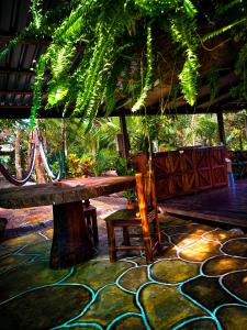Zahrada ubytování Momotus Glamping