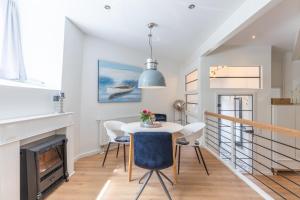 Posezení v ubytování Husumer Wasserturm - Fewo 2