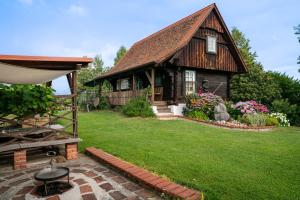 Zahrada ubytování Ferienhaus Robier
