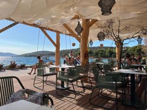 Naturlandskabet i nærheden af villaen