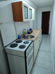 Kuchyň nebo kuchyňský kout v ubytování Sweet home B