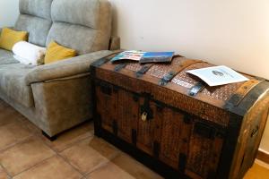 A seating area at Apartamento Santa Leocadia