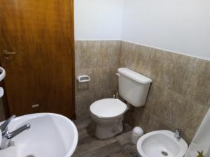 Koupelna v ubytování Deptos del sur