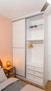 Posteľ alebo postele v izbe v ubytovaní Modern studio Chiou